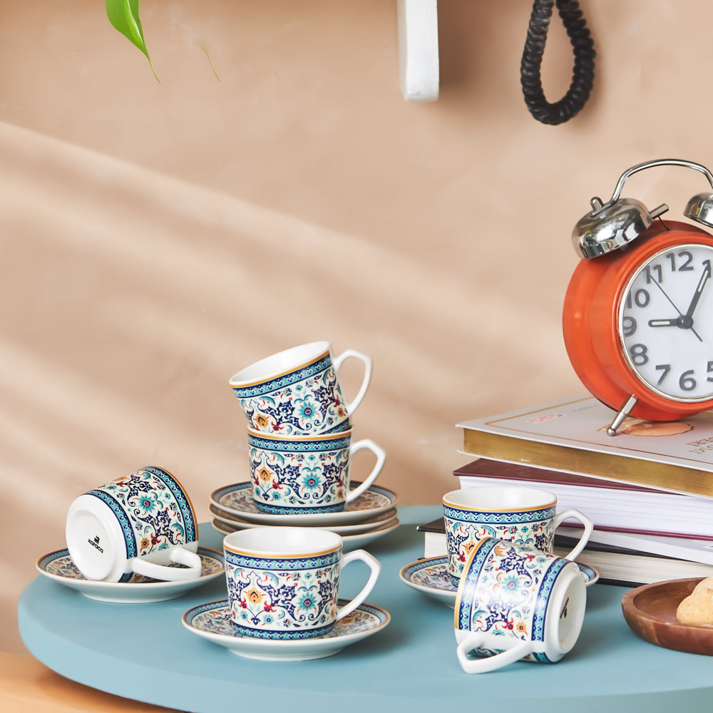 " Karaca Beylerbeyi 6 Personen Kaffeetassen Set, 80 ml "