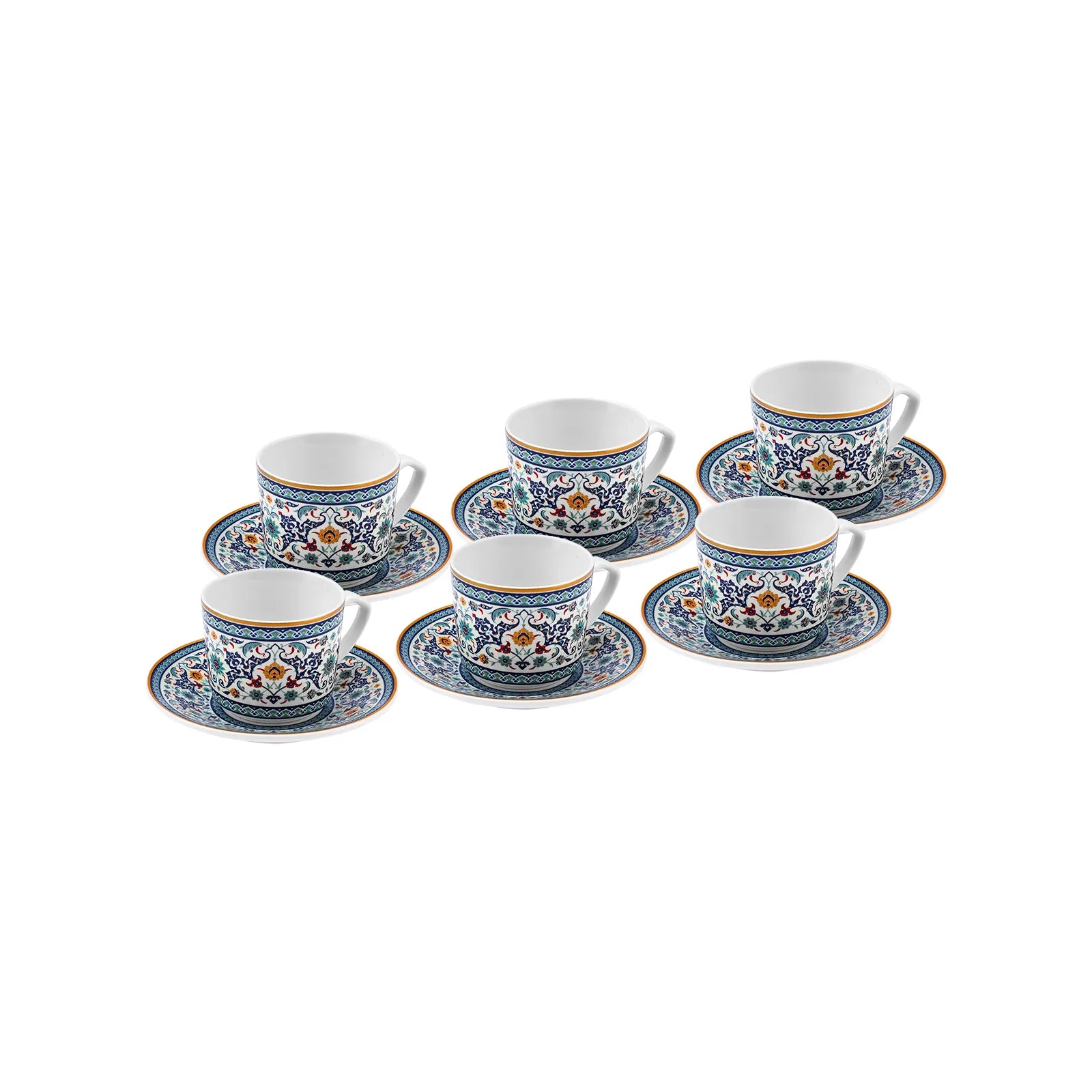 " Karaca Beylerbeyi 6 Personen Kaffeetassen Set, 80 ml "