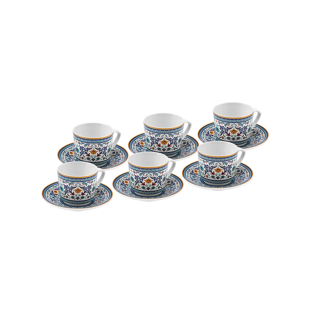 " Karaca Beylerbeyi 6 Personen Kaffeetassen Set, 80 ml "