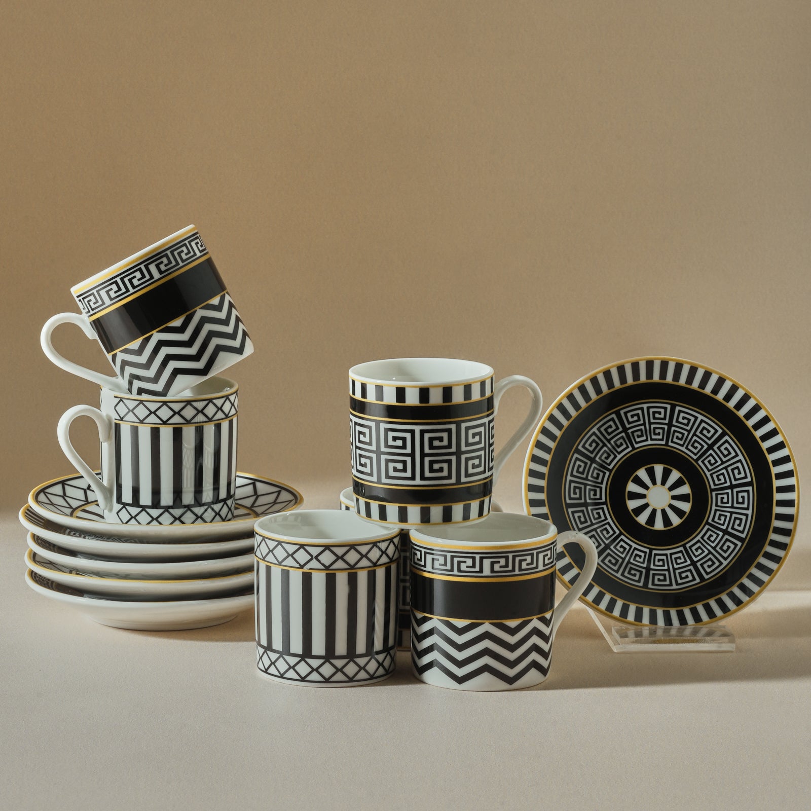 " Karaca Helenistik für 6 Personen Kaffeetasse, 80 ml "