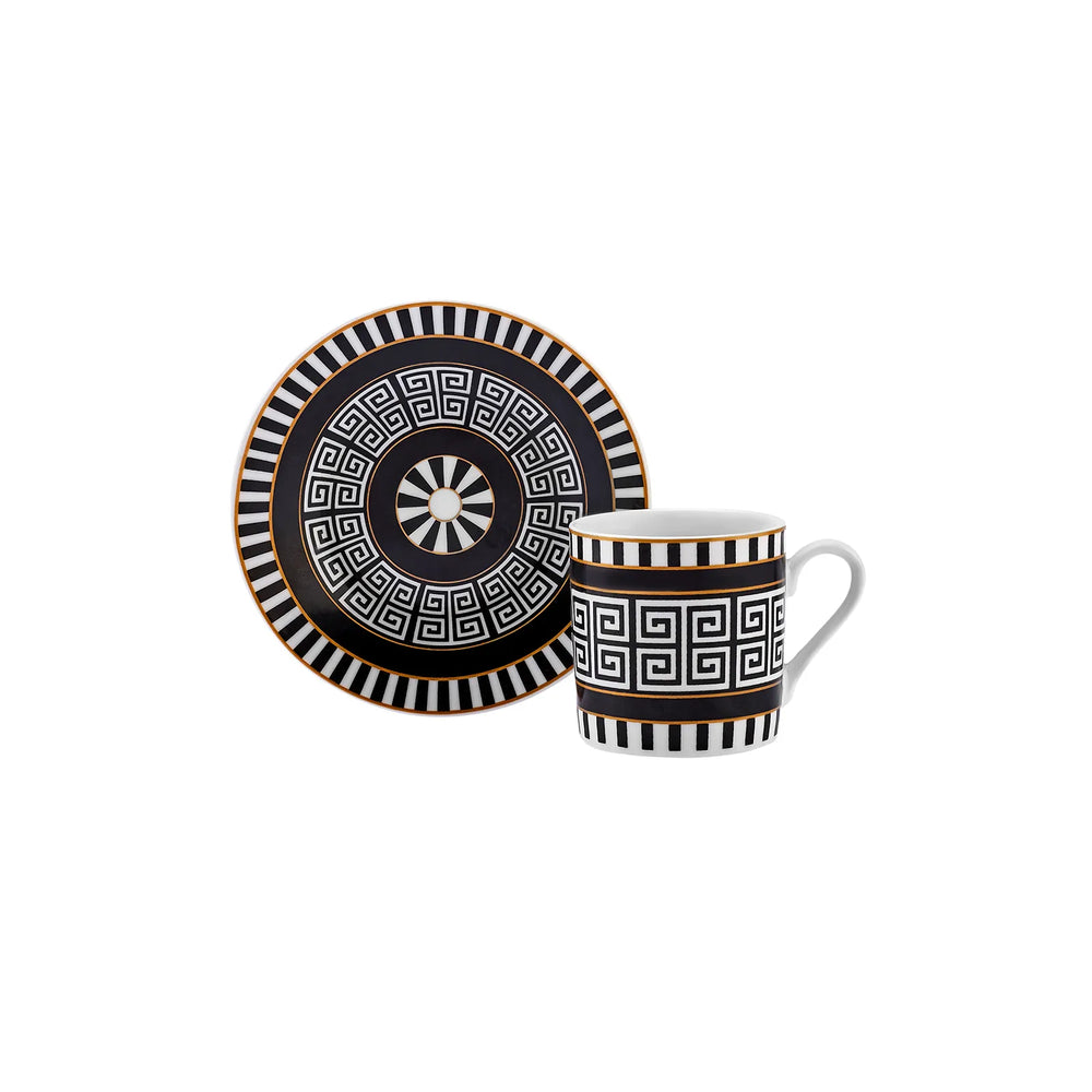 " Karaca Helenistik für 6 Personen Kaffeetasse, 80 ml "