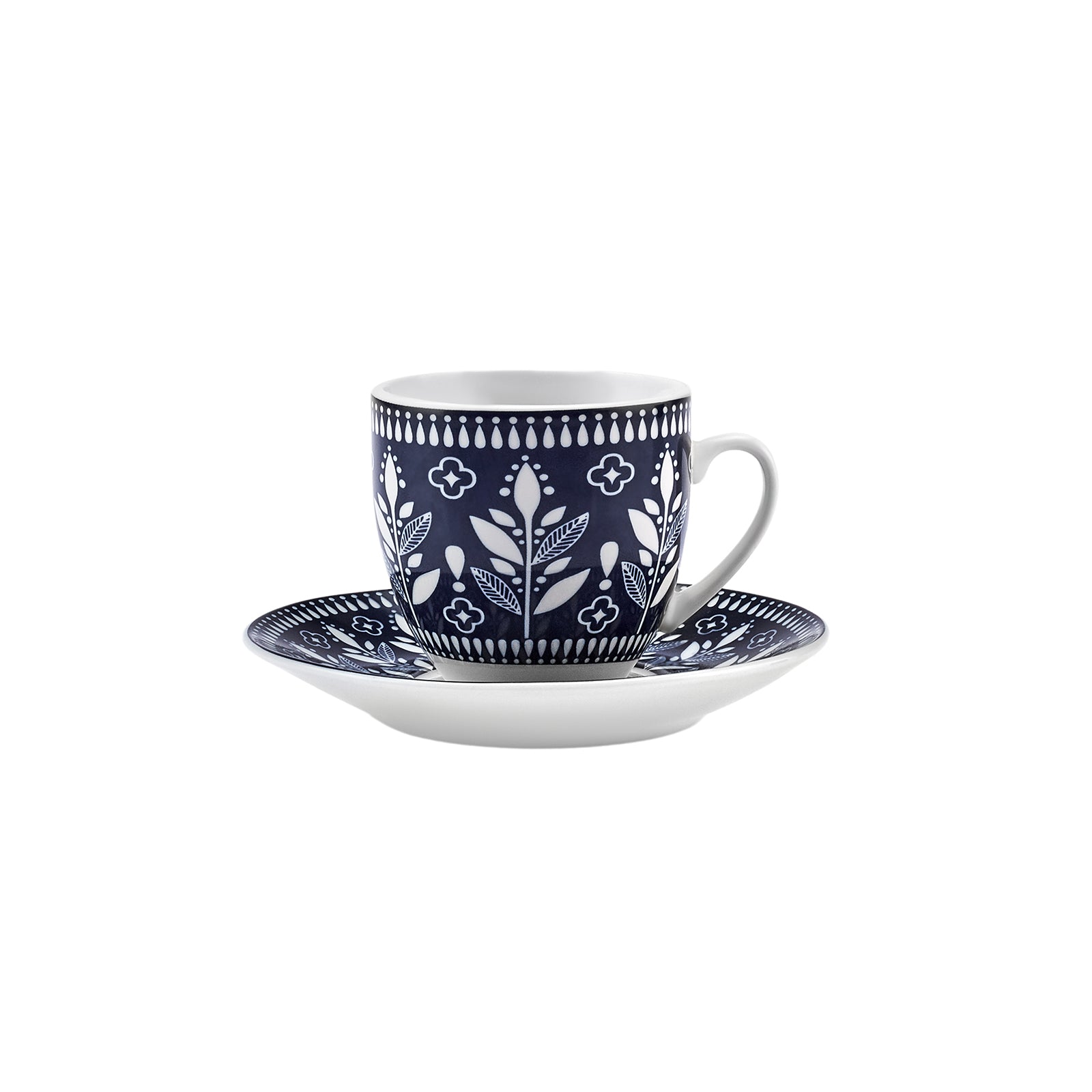 " Karaca Peyker Kaffeetassen-Set für 6 Personen, 85 ml "