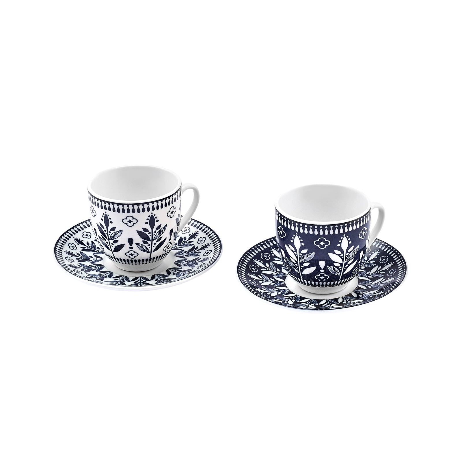 " Karaca Peyker Kaffeetassen-Set für 6 Personen, 85 ml "