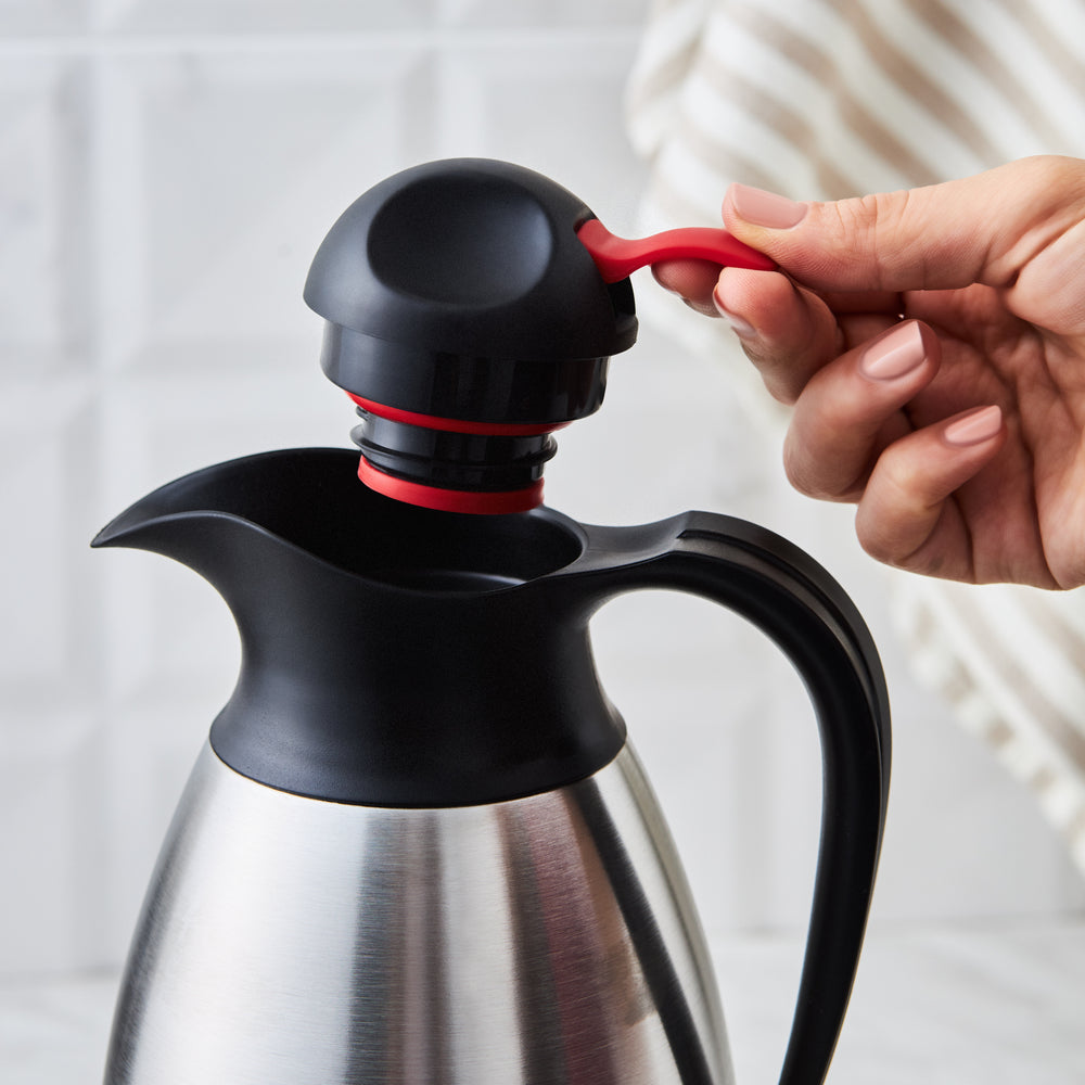 " Karaca Clark Teekanne-Thermoskanne, 2 L, Inox "