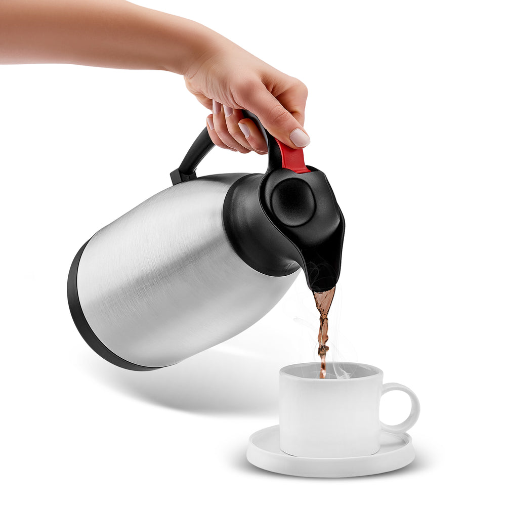 " Karaca Clark Teekanne-Thermoskanne, 2 L, Inox "