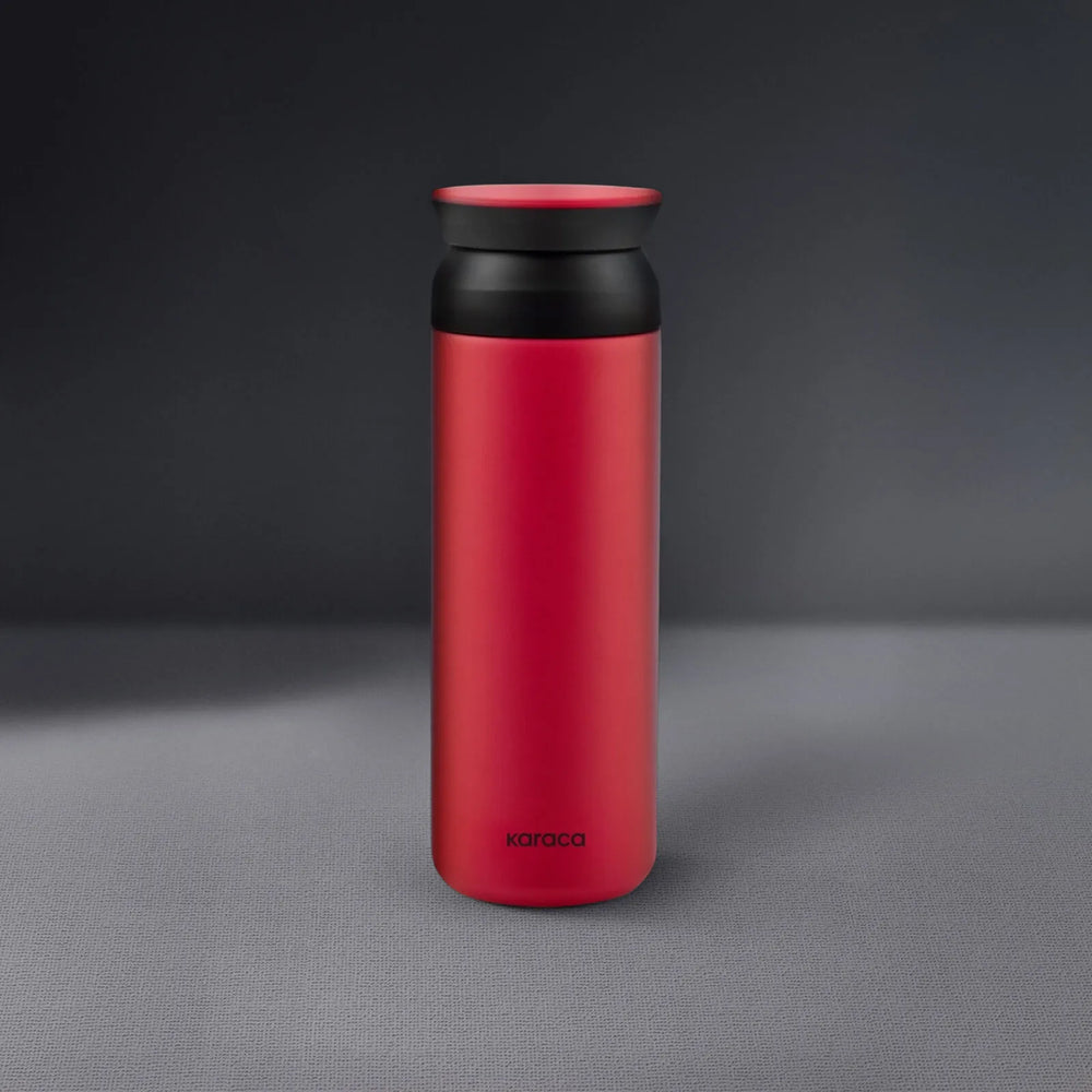 " Karaca Rainbow Edelstahl Auslaufsicherer Thermosflasche 500 ml Rot "