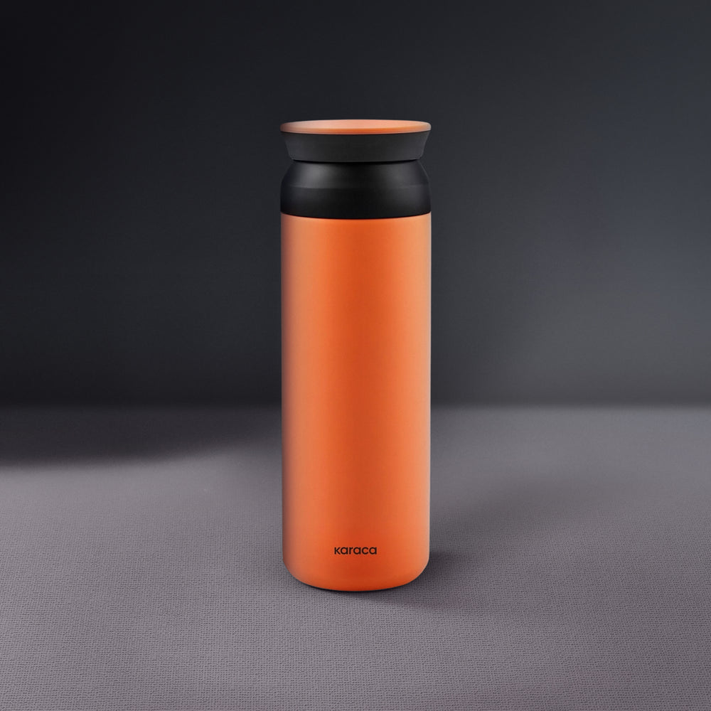 " Karaca Rainbow Edelstahl Auslaufsicherer Thermosflasche 500 ml Orange "