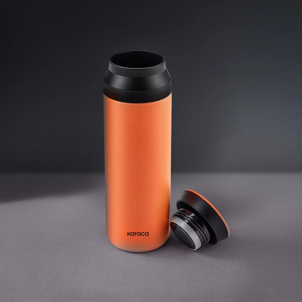" Karaca Rainbow Edelstahl Auslaufsicherer Thermosflasche 500 ml Orange "