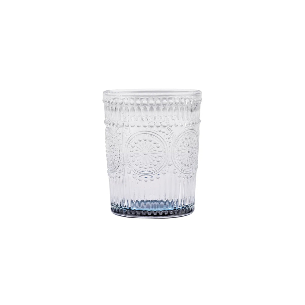 " Karaca Sonnenblume Wasserglas, Blau "