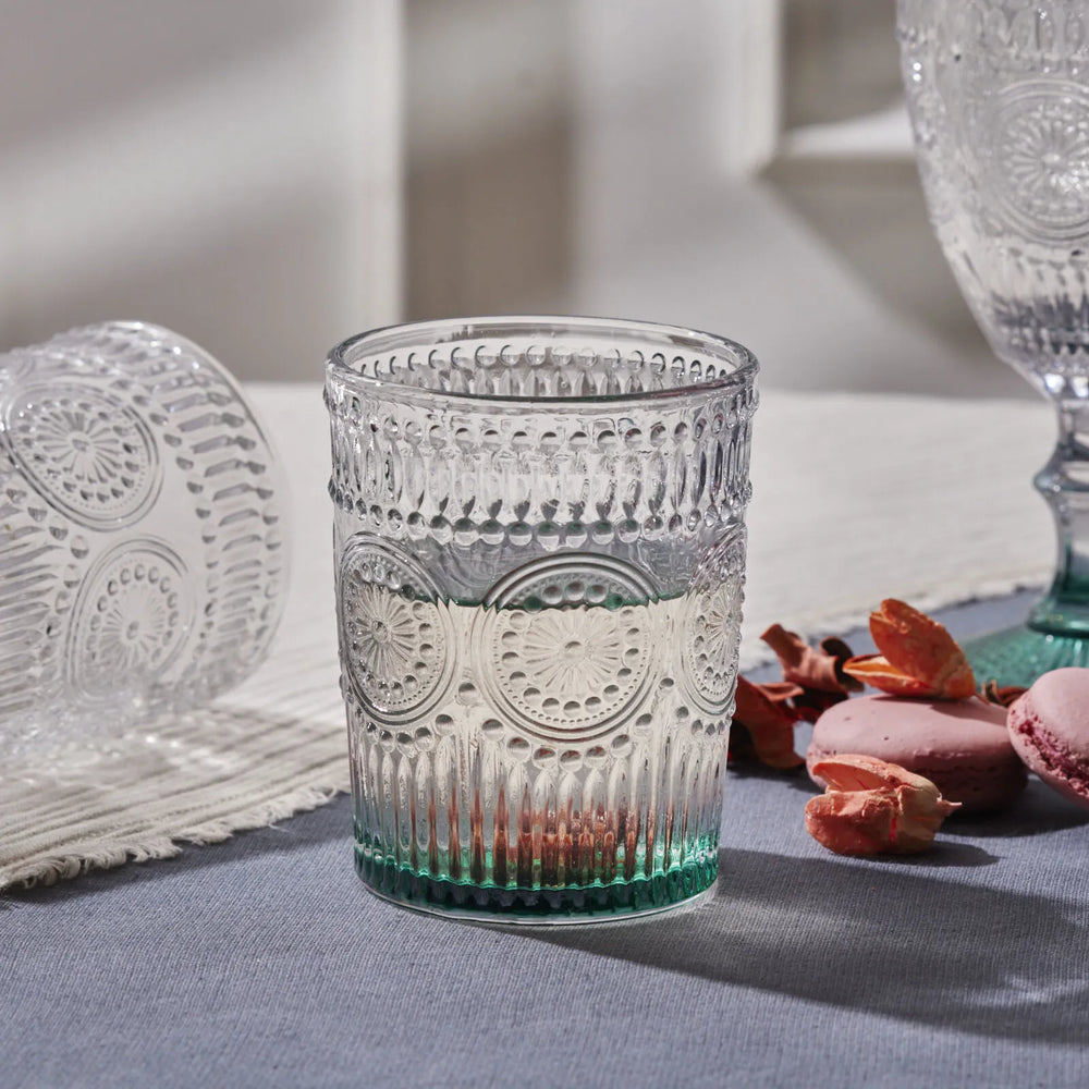 " Karaca Sunflower Wasserglas, Grün "