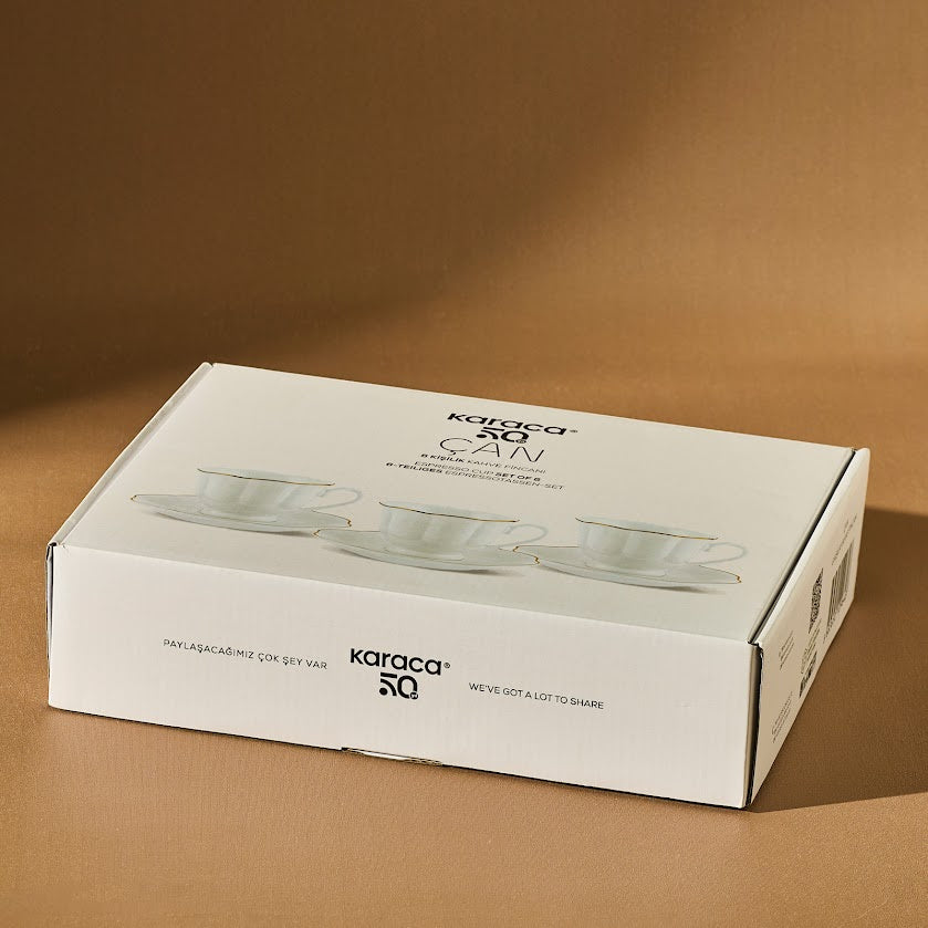 " Karaca Bell Kaffeetassen-Set, 6 Personen, 90 ml "