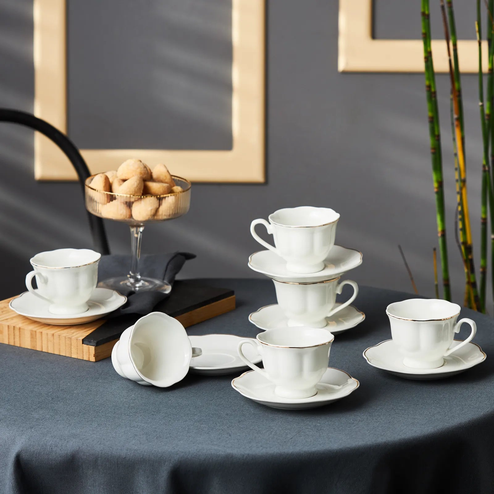 " Karaca Bell Kaffeetassen-Set, 6 Personen, 90 ml "