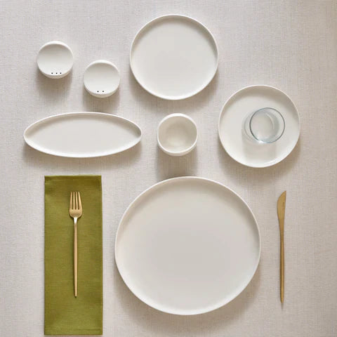 Karaca Bone China Olla 28-teiliges Servierset für 6 Personen Weiss
