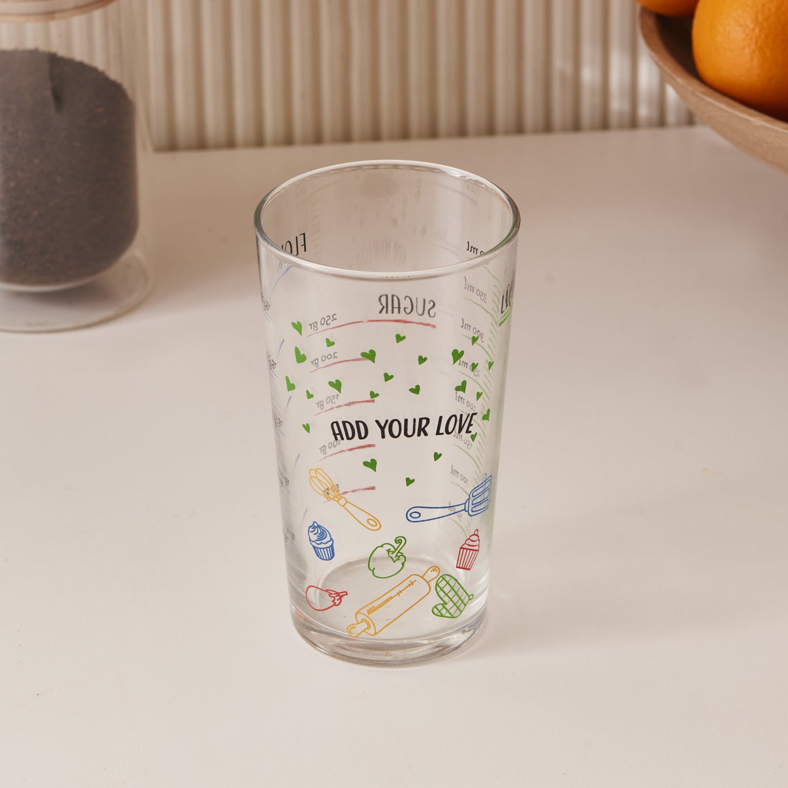 " Karaca Carme Grünes Messglas 550 Ml "