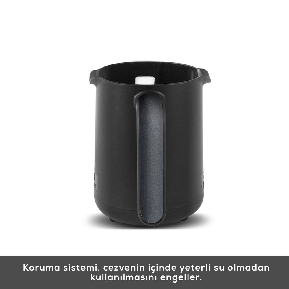 " Karaca Hatır Kaffeemaschine mit Röstfunktion Shiny Black, 535 W "