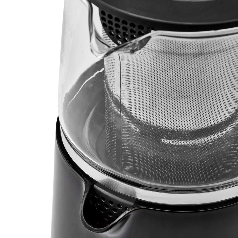 " Karaca Caysever Robotea Pro 4 in 1 sprechender automatischer Teekocher Wasserkocher und Filterkaffeemaschine 2500W Chrome "