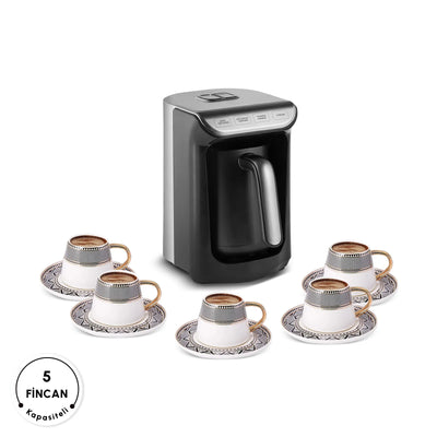 Karaca Hatýr Kaffeemaschine mit Röstfunktion Anthrazit 535W