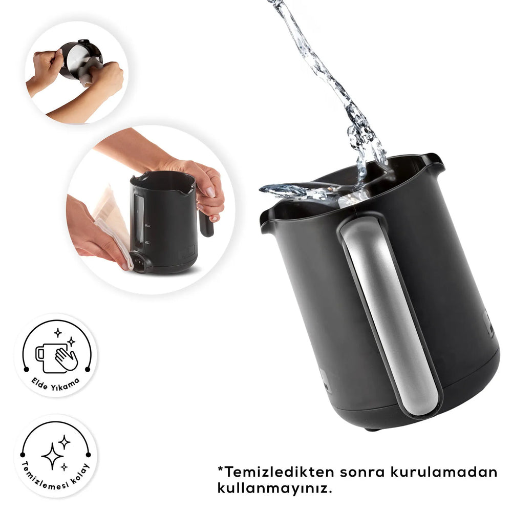 " Karaca Hatır Kaffeemaschine mit Röstfunktion Anthrazit, 535W "