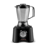 " Karaca Mastermaid Power Max 11 in 1 Küchenroboter, Schwarz-Silber Matt, 2500 W "