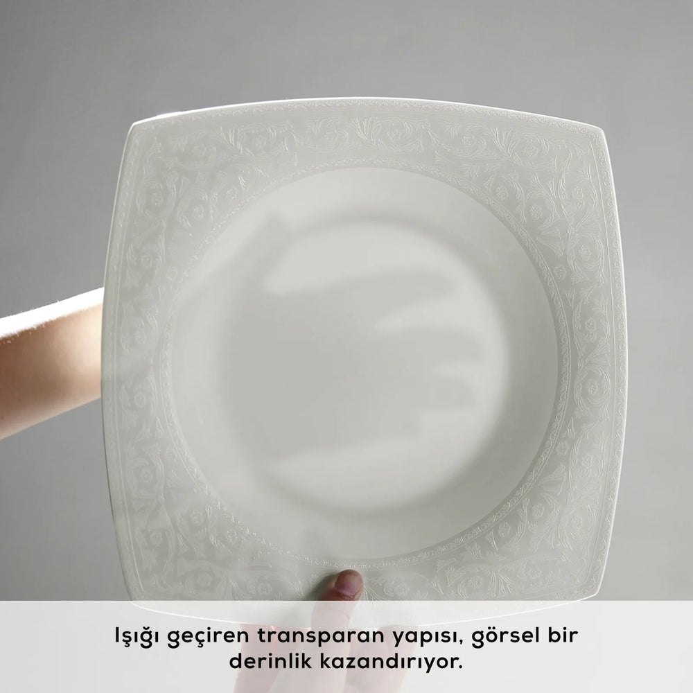 " Karaca Fine Pearl Roma 58-Teiliges 12-Personen Geschirrset "