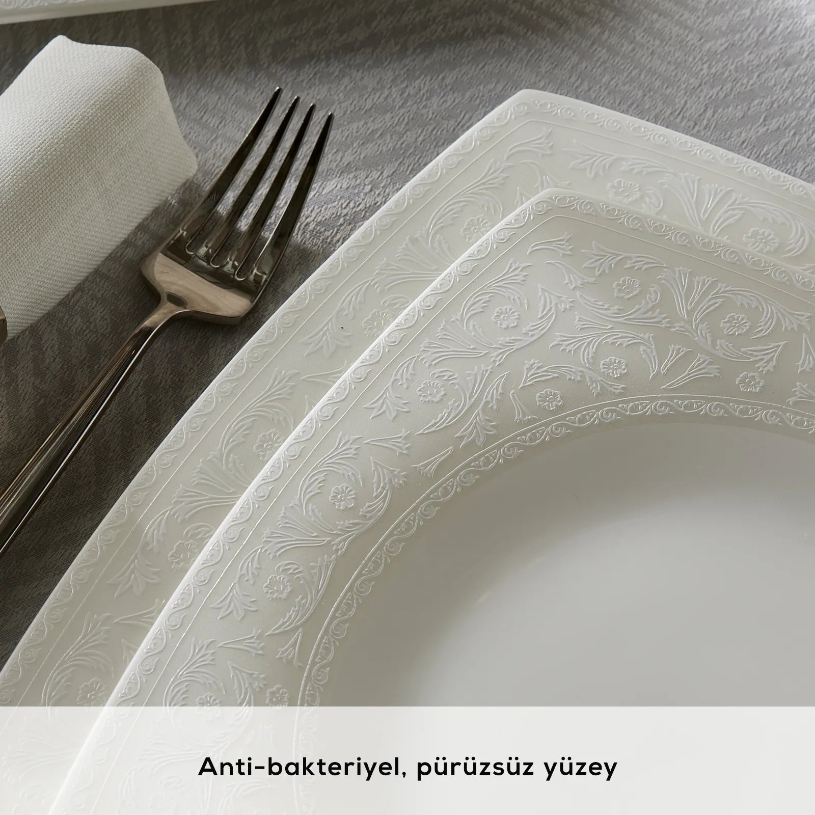 " Karaca Fine Pearl Roma 58-Teiliges 12-Personen Geschirrset "