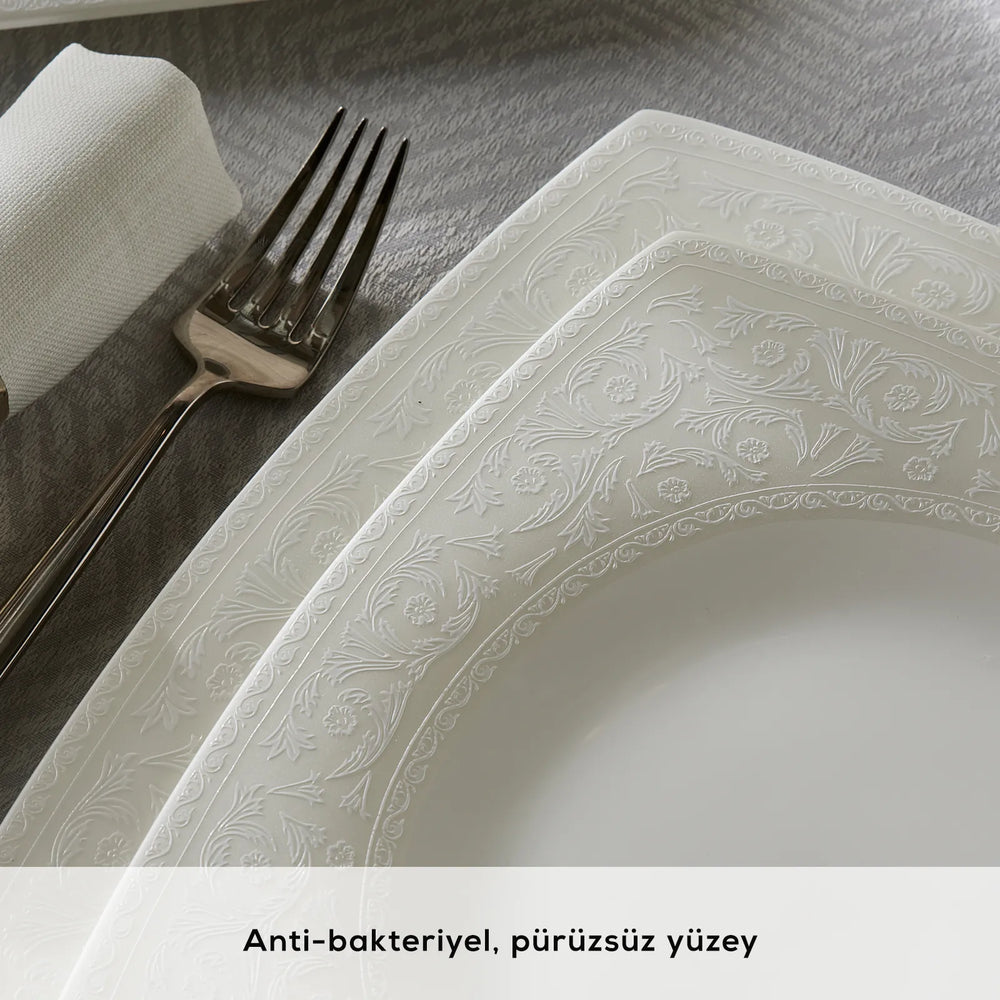 " Karaca Fine Pearl Roma 58-Teiliges 12-Personen Geschirrset "
