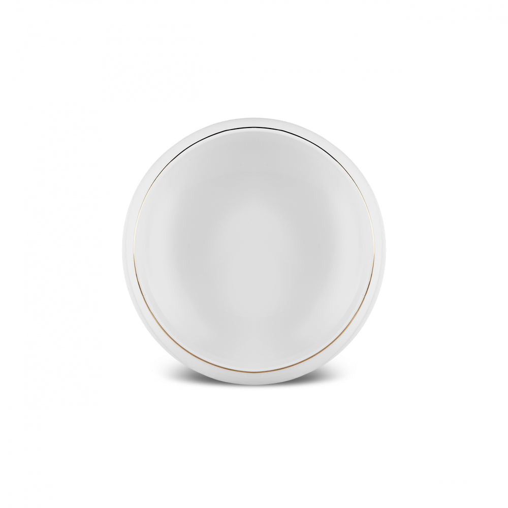 " Karaca Red Carpet Collection Streamline New Sunset Gold für 12 Personen Geschirrset, 59 Teilig, New Generation Bone "