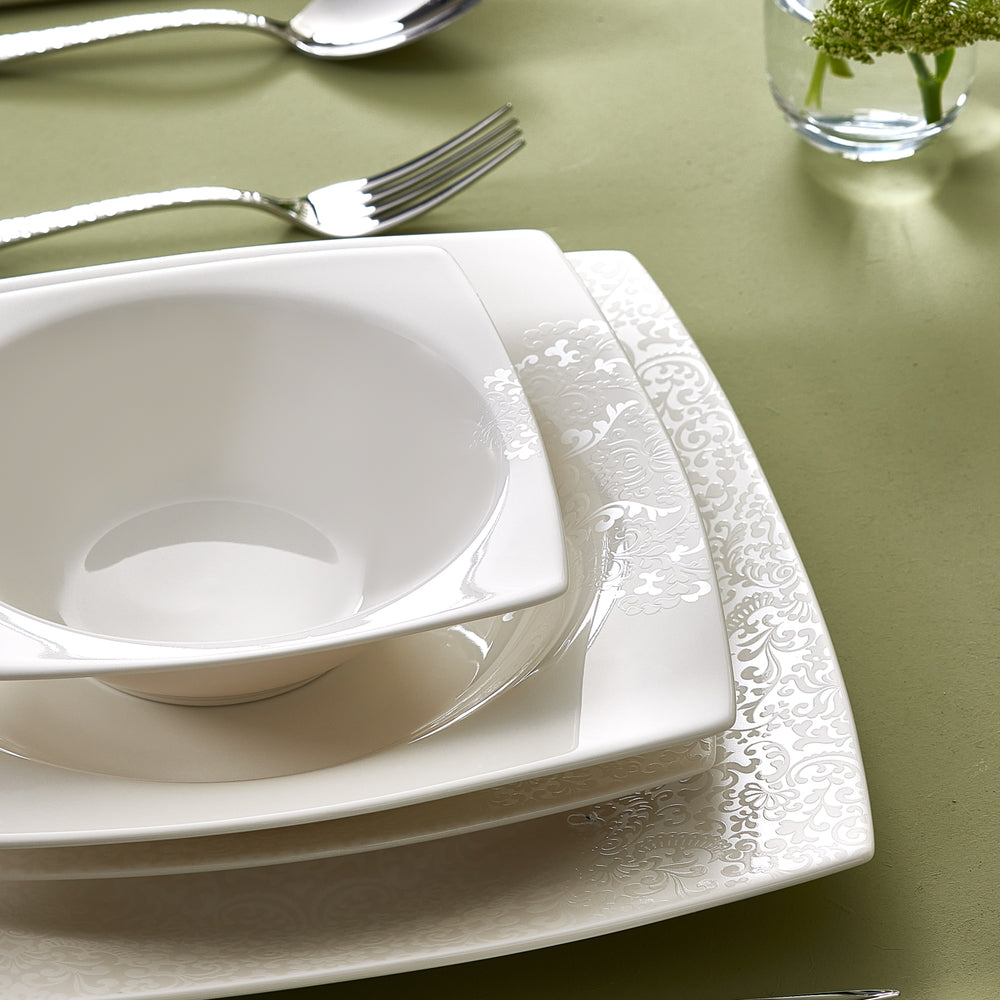" Karaca New Flava 6 Personen Geschirrset, 24 Teilig, Porzellan "