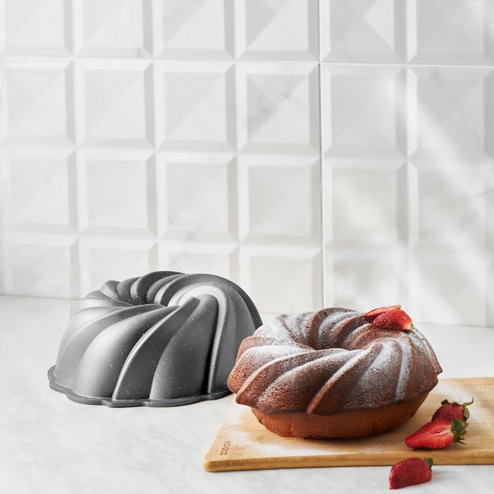 " Karaca Cake Pro Pare Cast Kuchenform, Anthrazit, 24 cm "