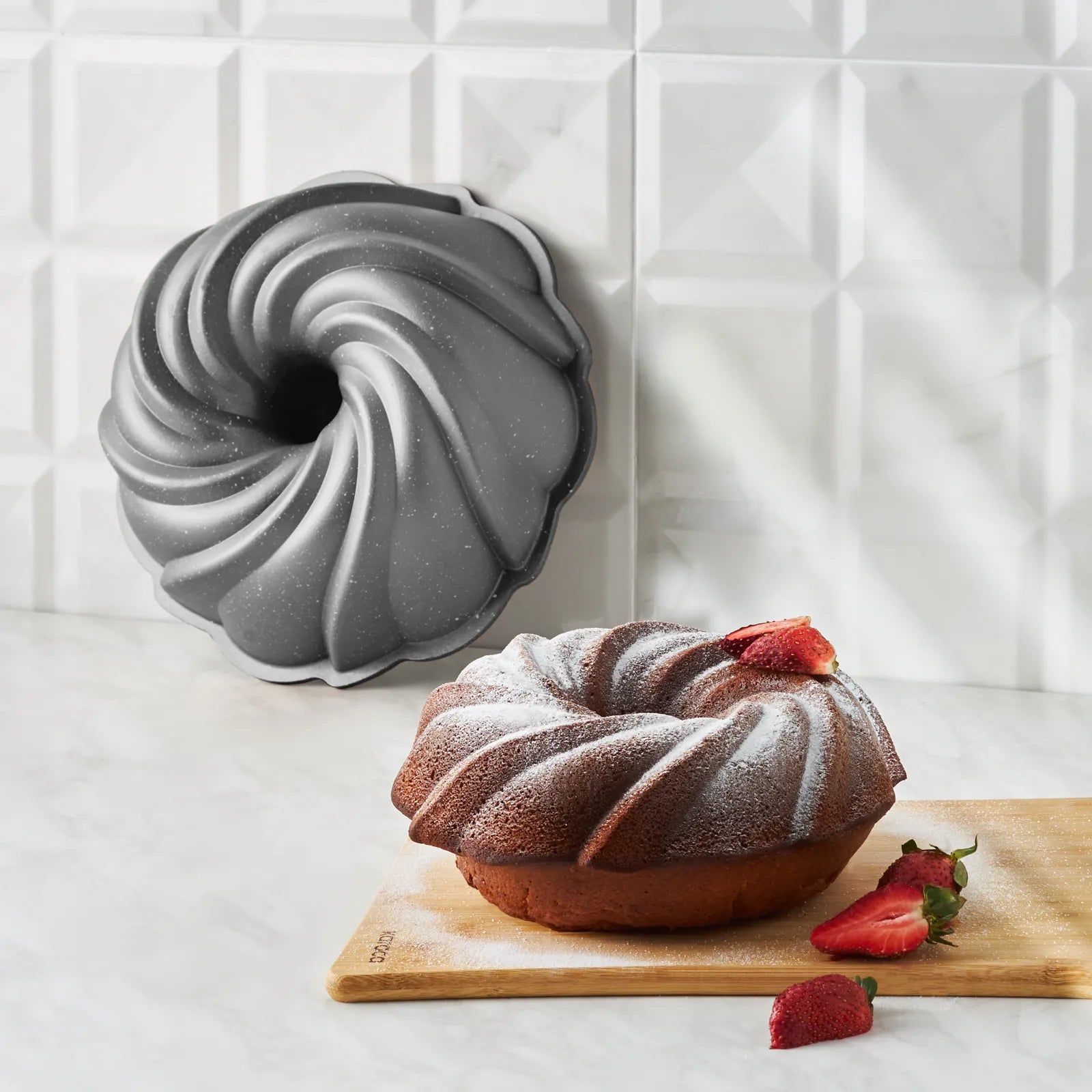 " Karaca Cake Pro Pare Cast Kuchenform, Anthrazit, 24 cm "