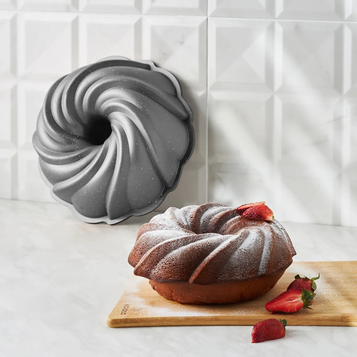 " Karaca Cake Pro Pare Cast Kuchenform, Anthrazit, 24 cm "
