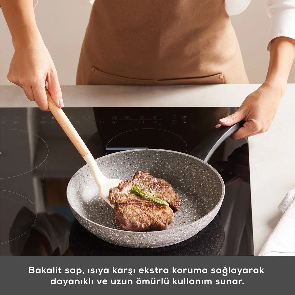 " Karaca Gris Biogranit Induktion-basis Kochtopf Set, 7 teilig "