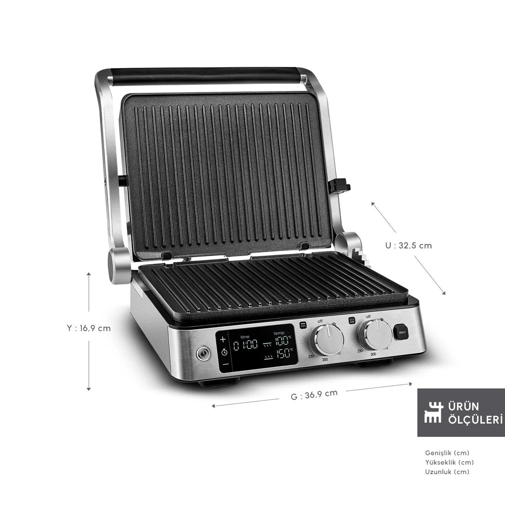 " Karaca Compact Stahl Sear und Grill Inox 2008 Grillen und Toaster "