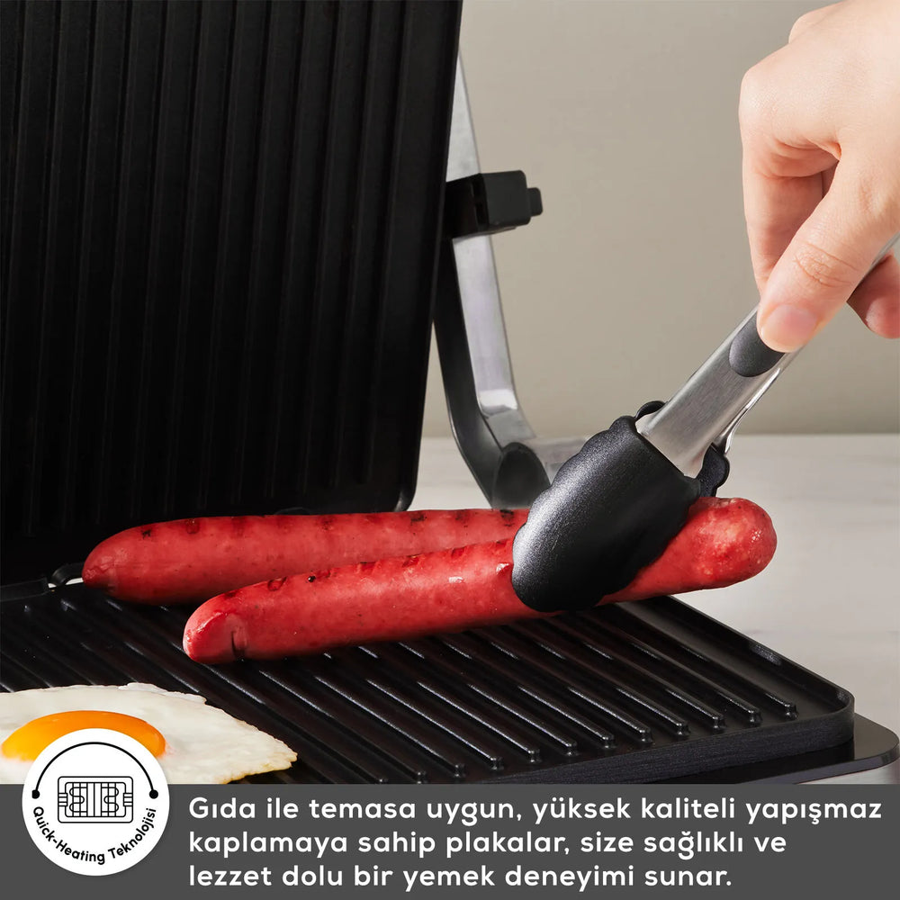 " Karaca Compact Stahl Sear und Grill Inox 2008 Grillen und Toaster "