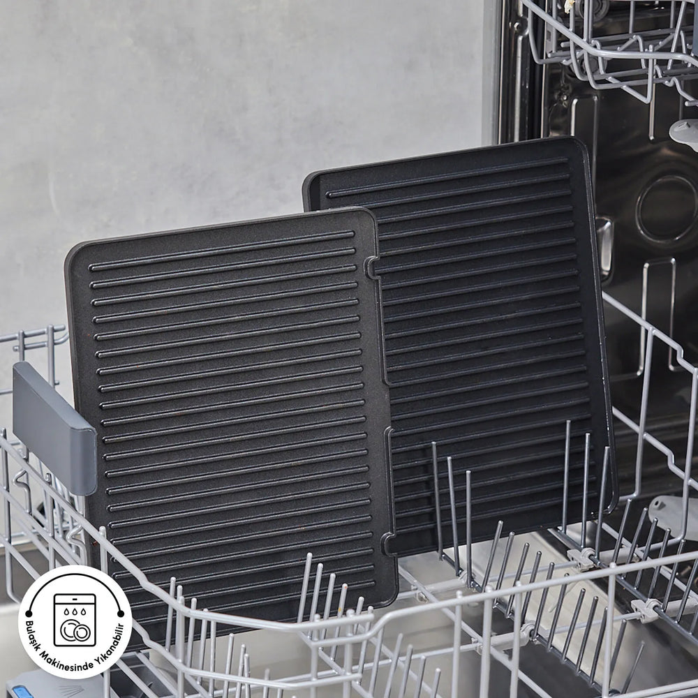 " Karaca Compact Stahl Sear und Grill Inox 2008 Grillen und Toaster "