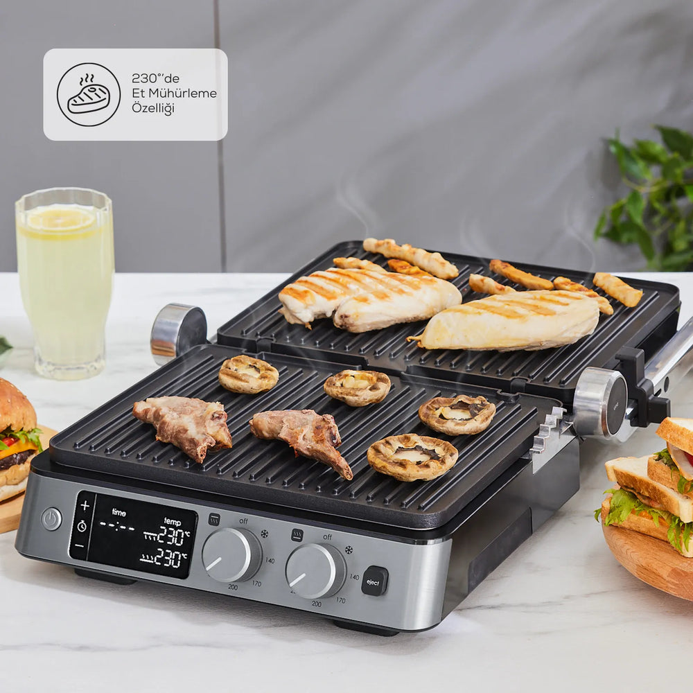 " Karaca Compact Stahl Sear und Grill Inox 2008 Grillen und Toaster "