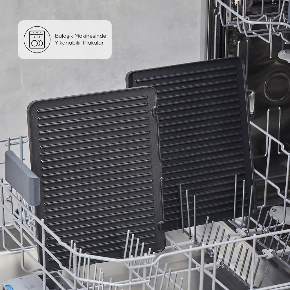 " Karaca Compact Stahl Sear und Grill Inox 2008 Grillen und Toaster "