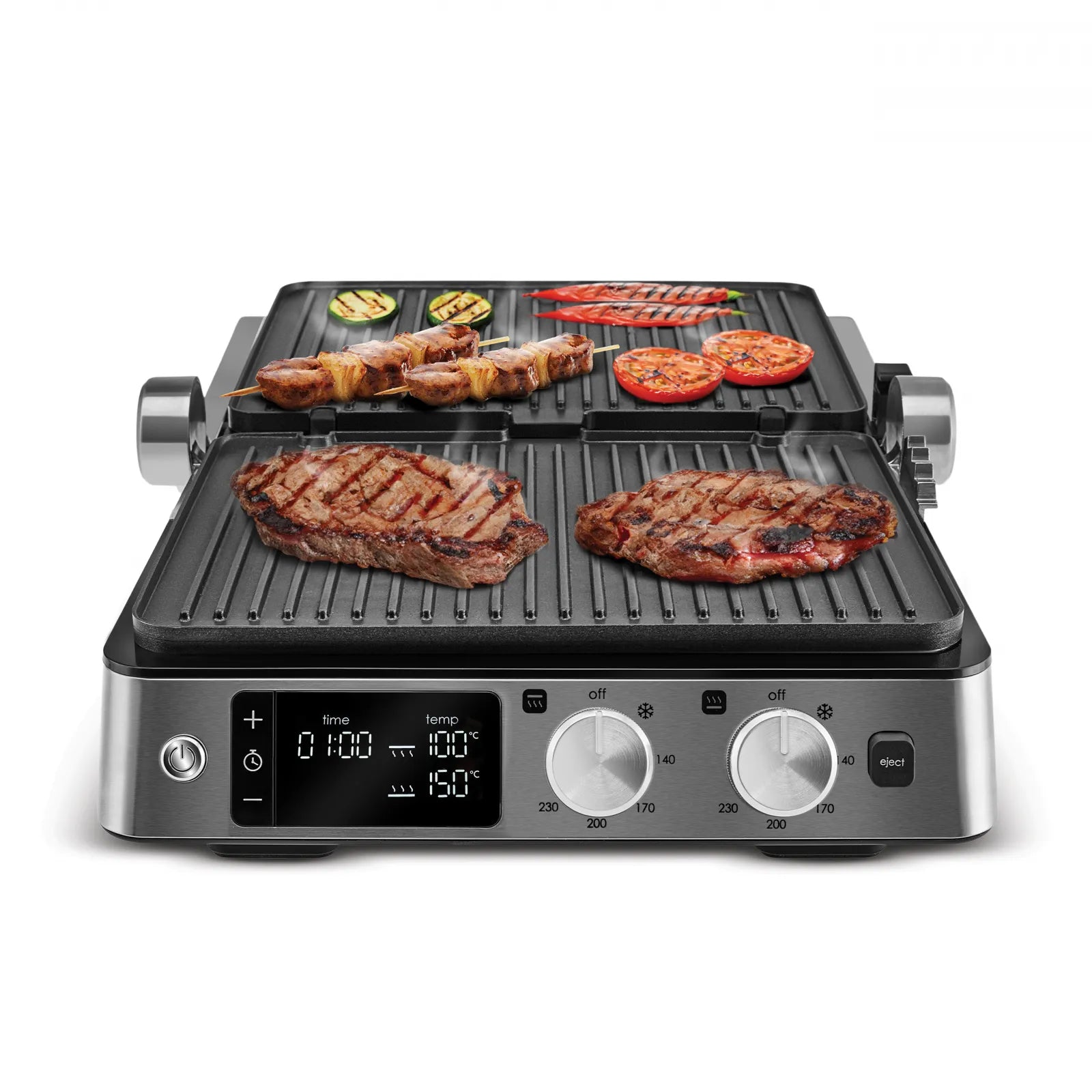 " Karaca Compact Stahl Sear und Grill Inox 2008 Grillen und Toaster "