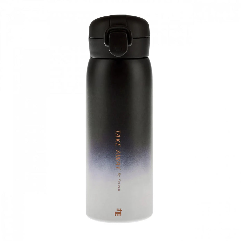 " Karaca Skyfall Stahl Auslaufsichere Thermoskanne 350 ml Schwarz "