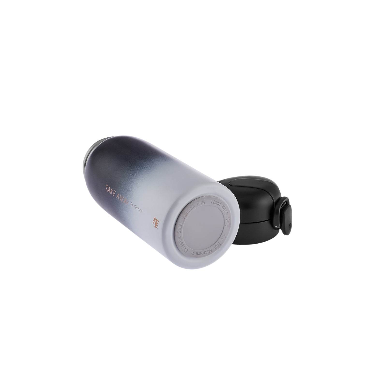 " Karaca Skyfall Stahl Auslaufsichere Thermoskanne 350 ml Schwarz "