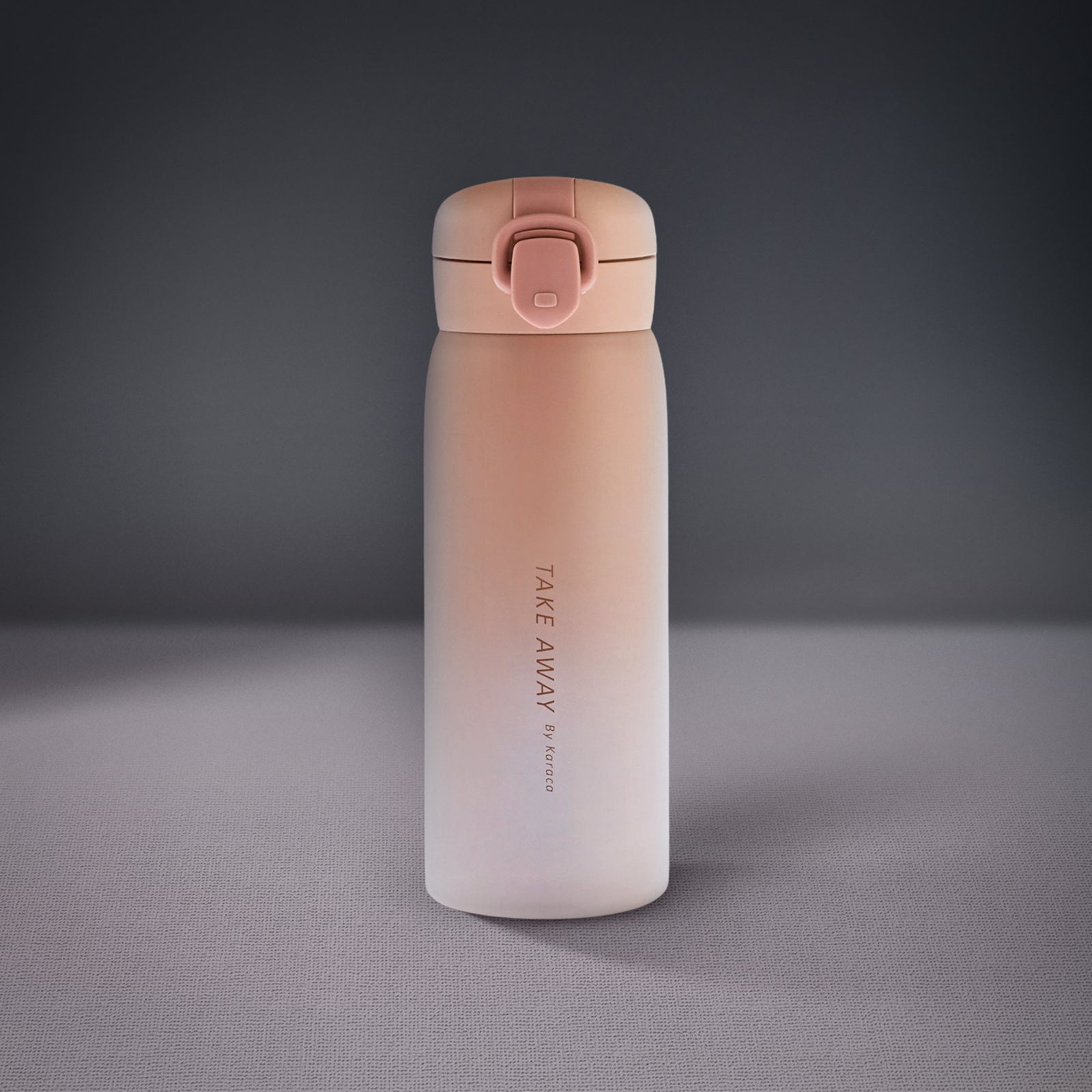 " Karaca Skyfall Stahl Auslaufsichere Thermoskanne 350 ml Rosa "