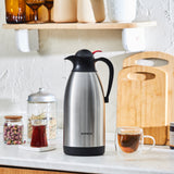 " Karaca Clark Teekanne-Thermoskanne, 2,5 L, Inox "