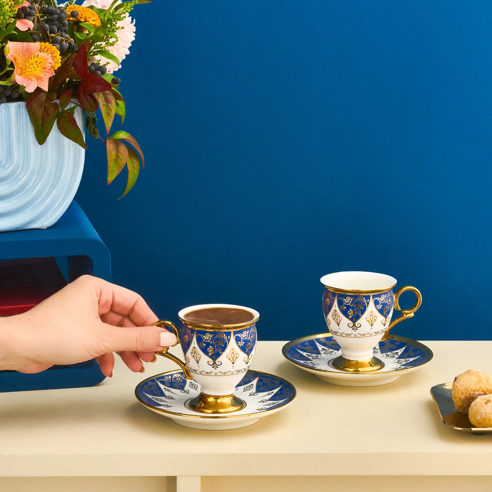 " Karaca Merve 2-teiliges Kaffeetassenset für 2 Personen, 100 ml "