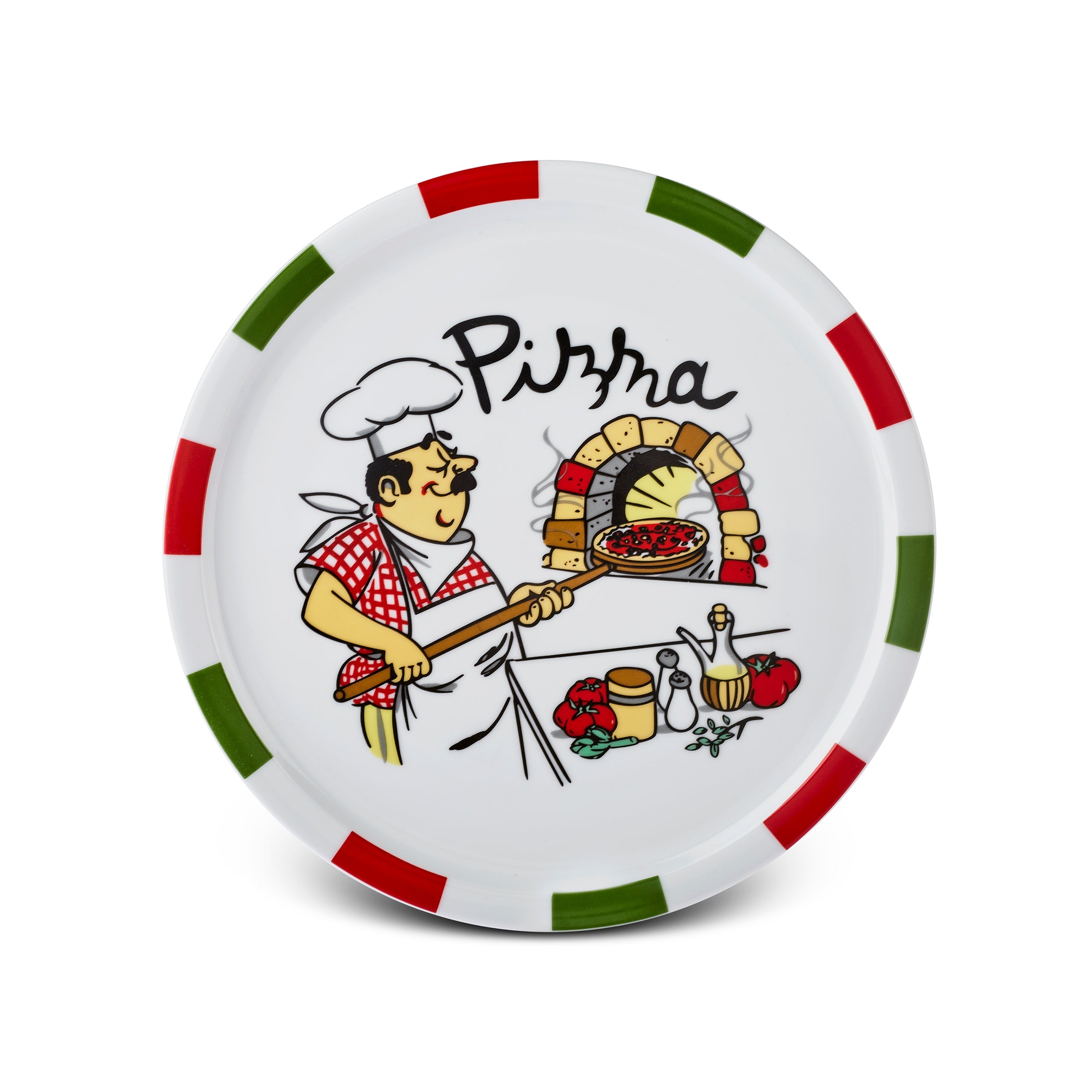 Karaca Napoly 5-teiliges 4-Personen Pizza-Set