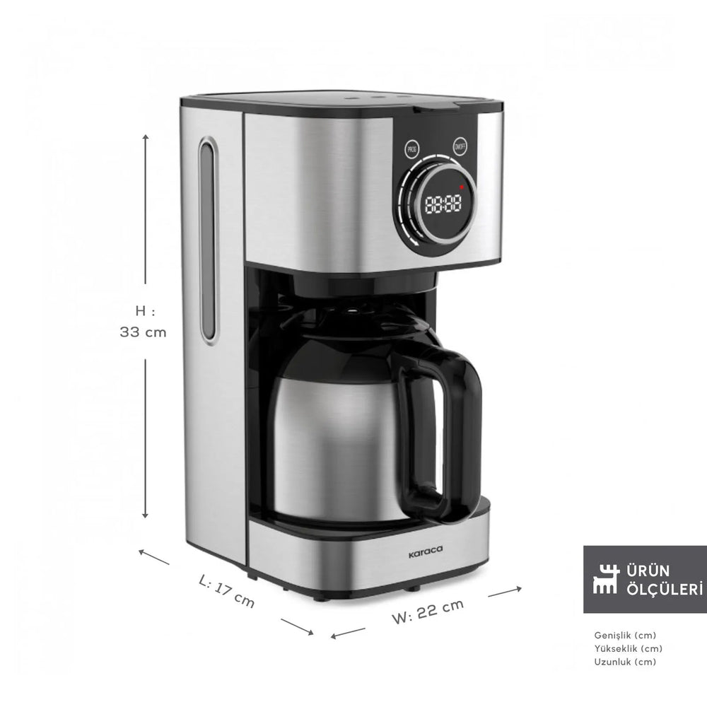 " Karaca Series 2303 Stahl Filterkaffeemaschine "
