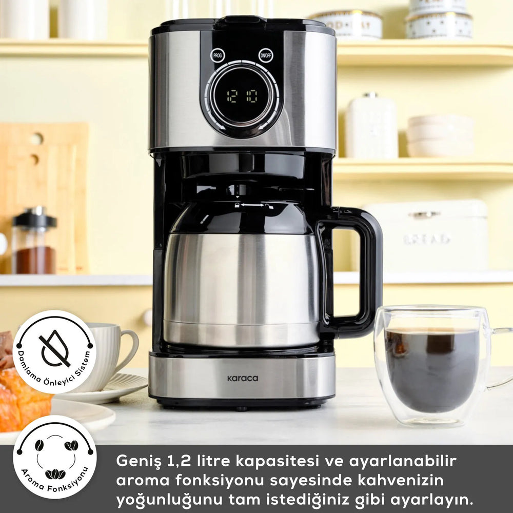 " Karaca Series 2303 Stahl Filterkaffeemaschine "