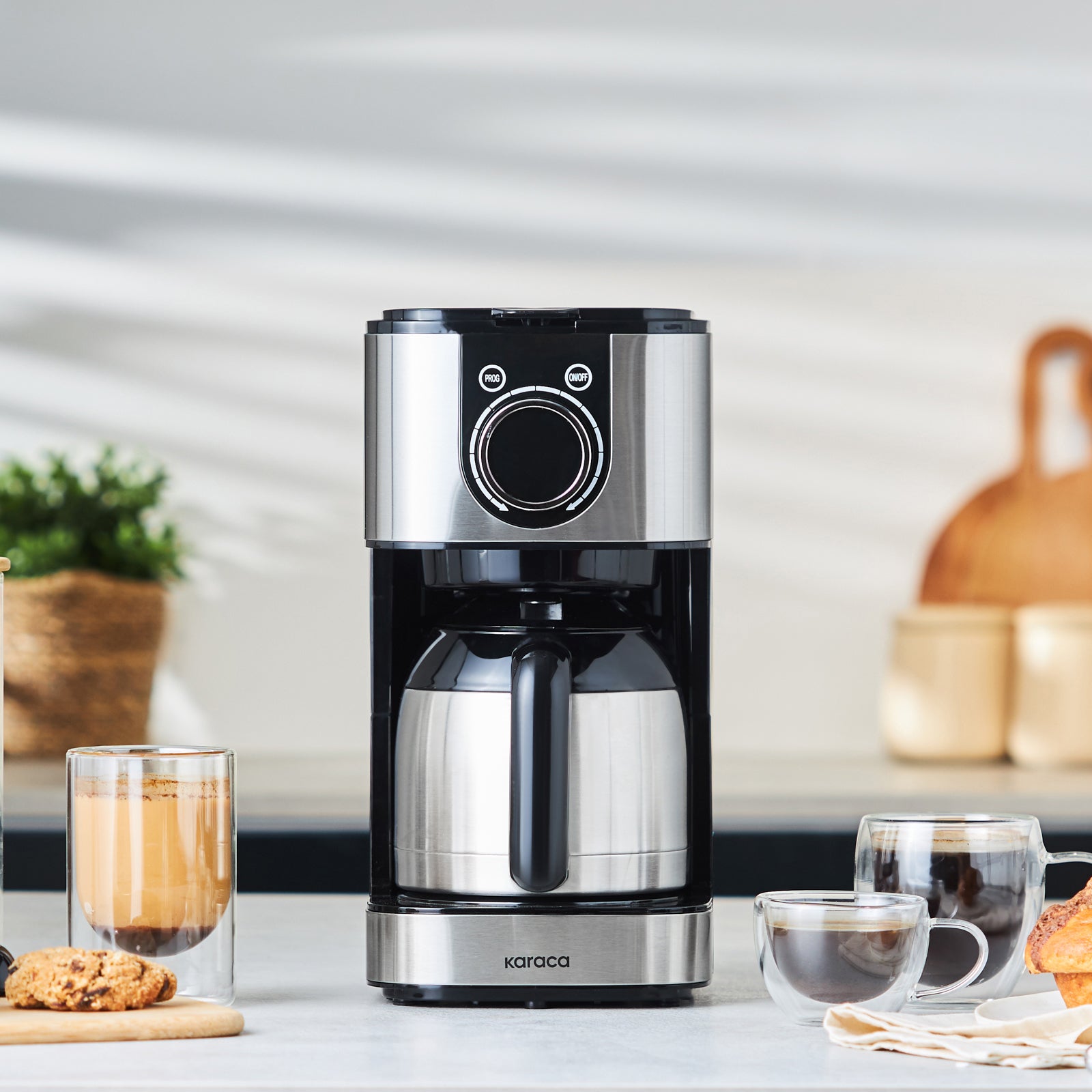 " Karaca Series 2303 Stahl Filterkaffeemaschine "