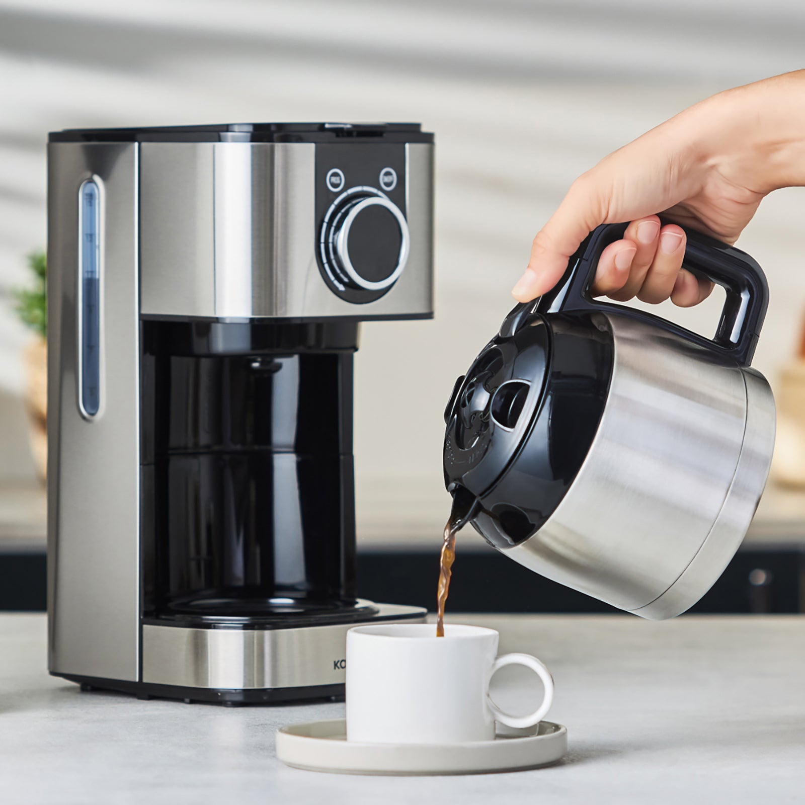 " Karaca Series 2303 Stahl Filterkaffeemaschine "