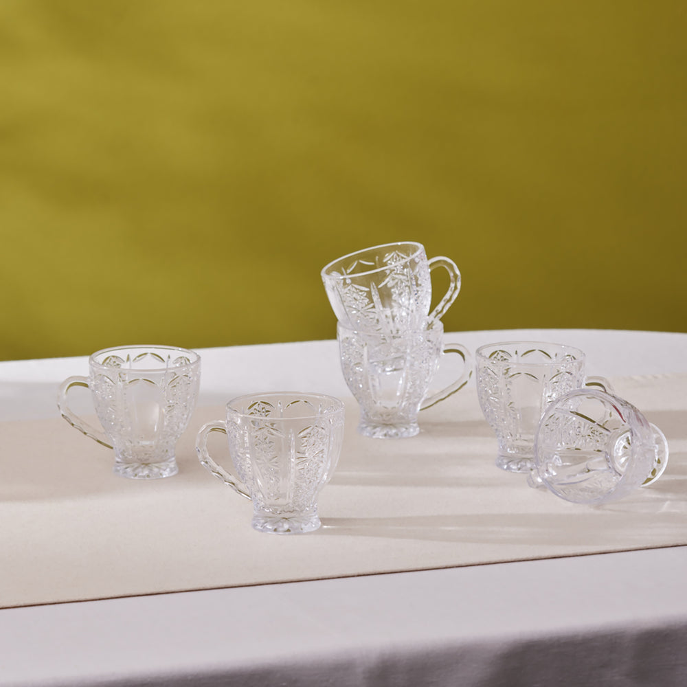 " Karaca Seda 6 Personen Glas Tee Cup 180 Ml "