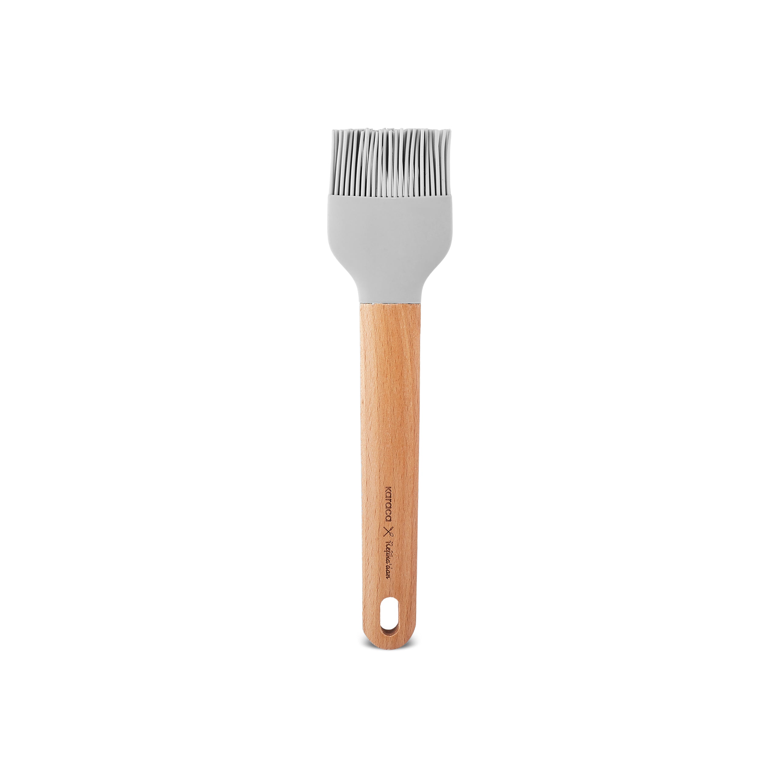 " Karaca x Refika Gadgets Silikonpinsel mit Holzgriff "